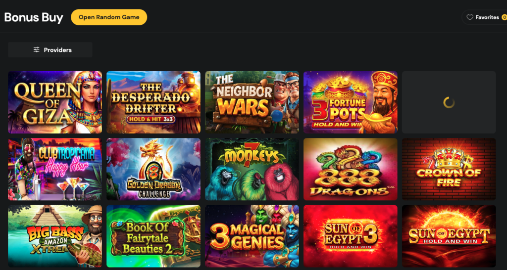 bonus buy slot games