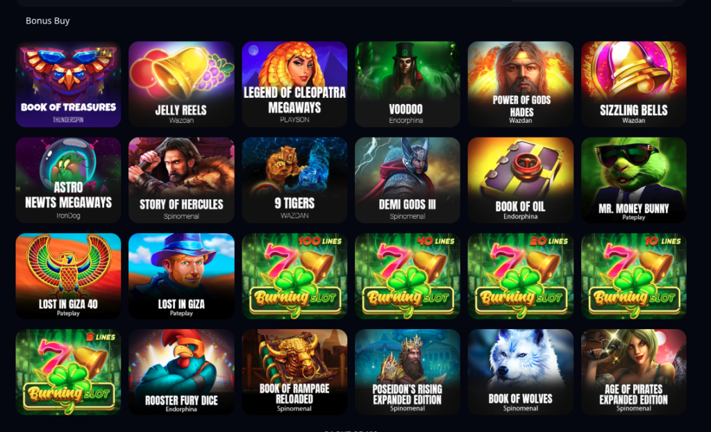 top bonus buy slots