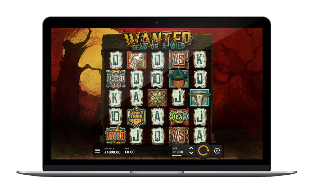 wanted dead or a wild slot game