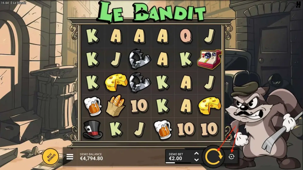 le bandit slot game